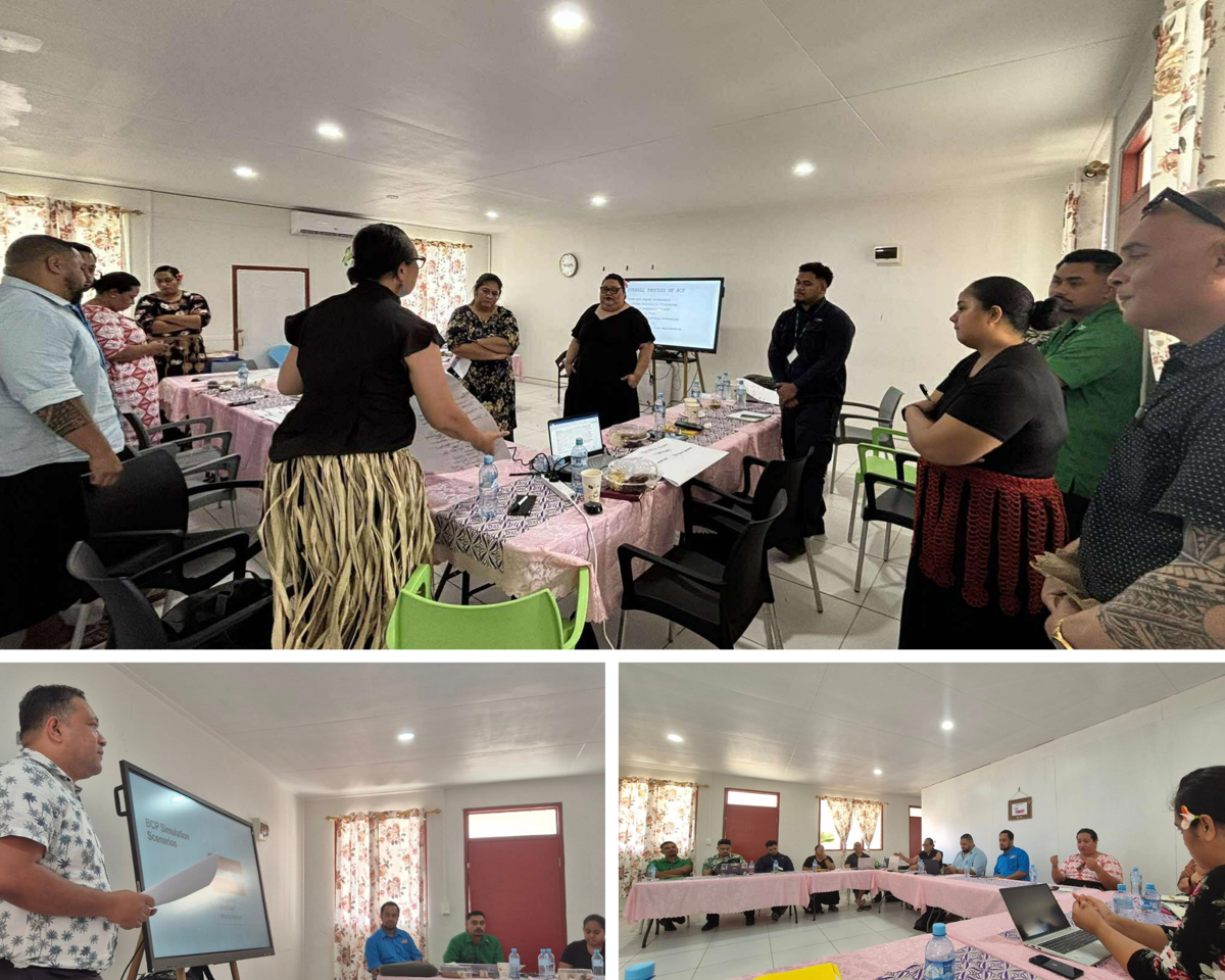 Participants drafting business continuity plans