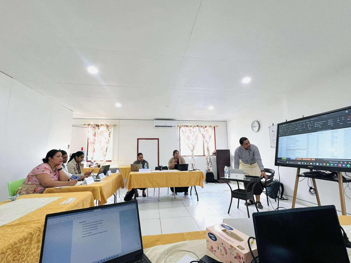 Financial literacy training session at TWICT