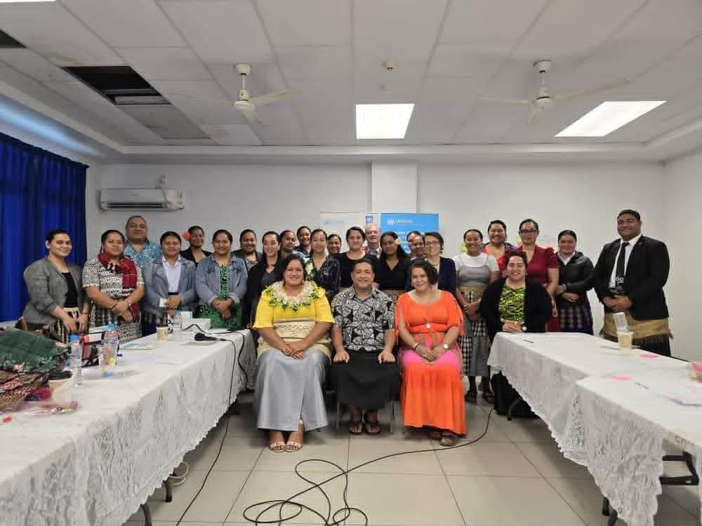 Tevita Vahai participating as panelist at UNODC anti-corruption side event