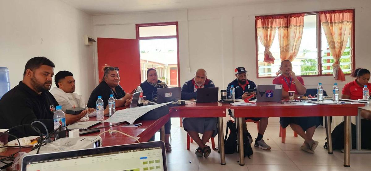 Staff at training